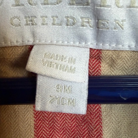 Burberry Baby Hooded Jacket Coat Magenta Pink Nova Check Lining 9–12M - Picture 9 of 11